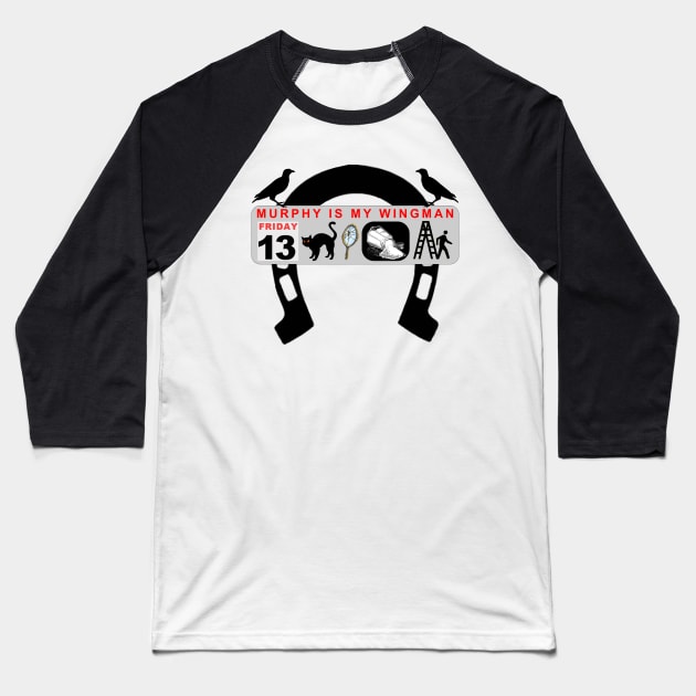 Murphy Wingman B Baseball T-Shirt by Cavalrysword